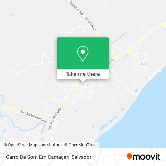 Mapa Carro De Som Em Camaçari