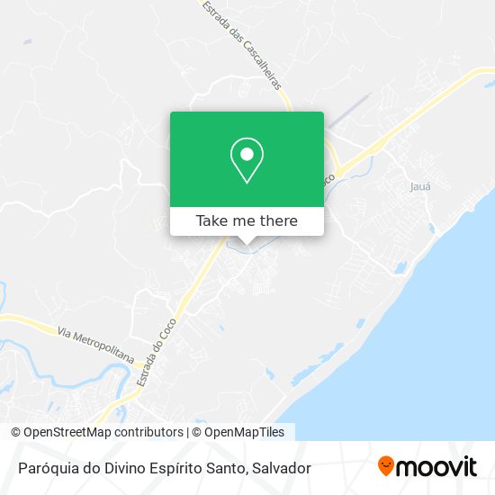 Paróquia do Divino Espírito Santo map