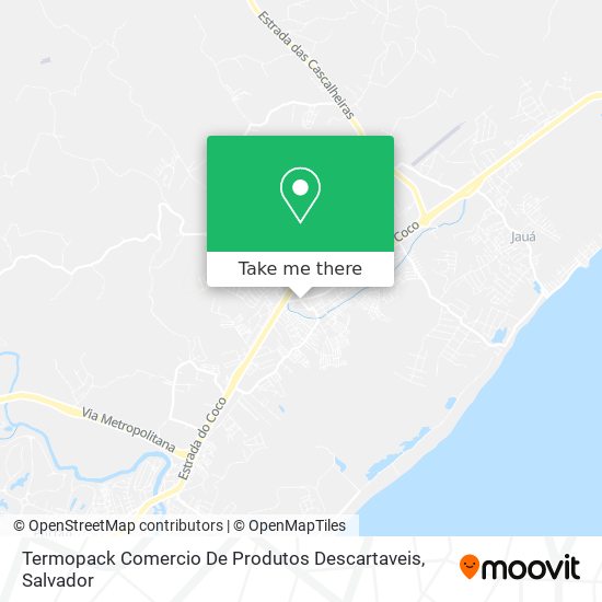 Mapa Termopack Comercio De Produtos Descartaveis