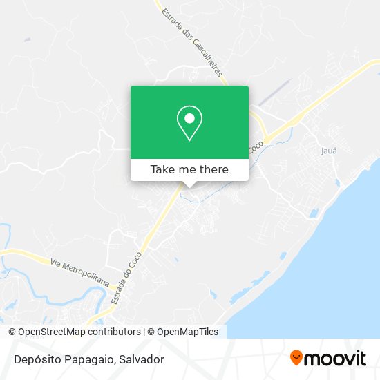 Depósito Papagaio map