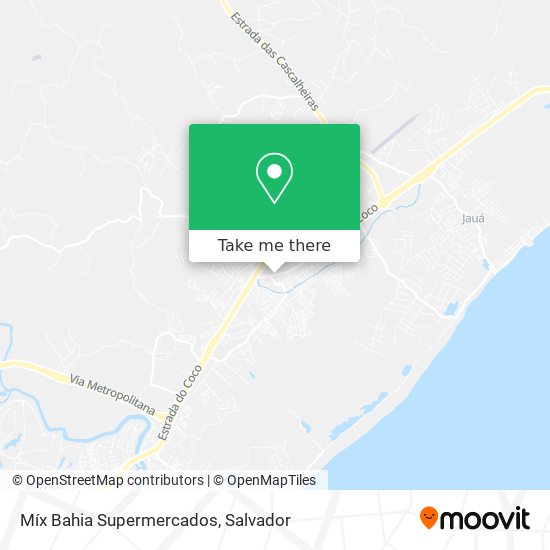 Míx Bahia Supermercados map