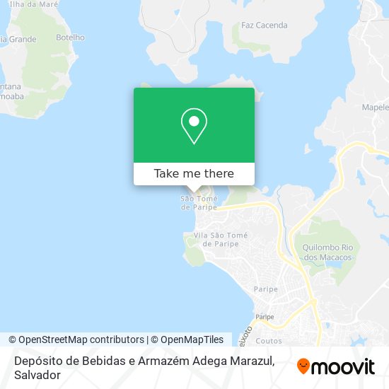 Depósito de Bebidas e Armazém Adega Marazul map