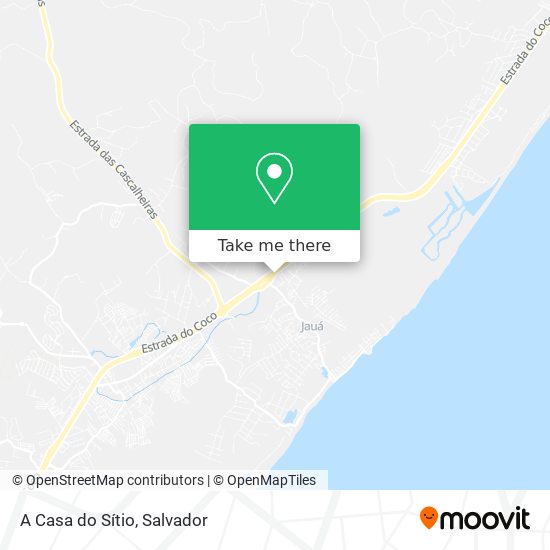A Casa do Sítio map