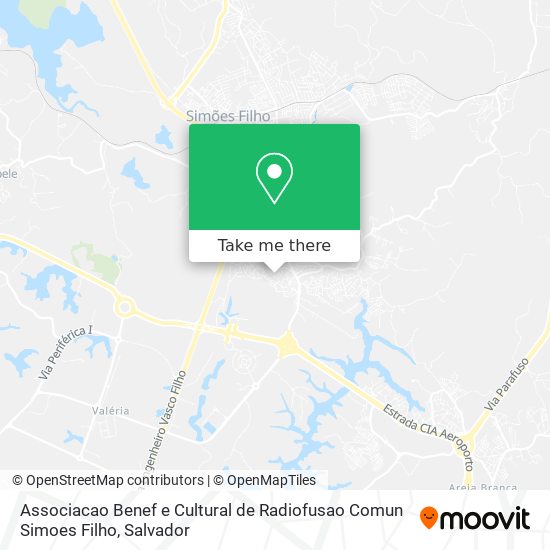 Associacao Benef e Cultural de Radiofusao Comun Simoes Filho map