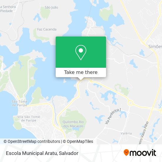 Escola Municipal Aratu map