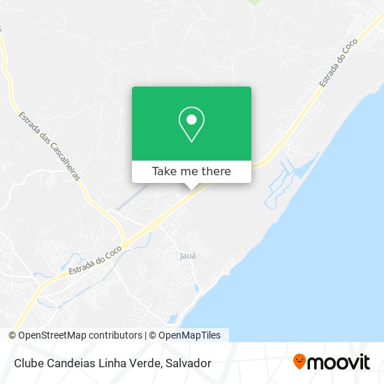 Mapa Clube Candeias Linha Verde