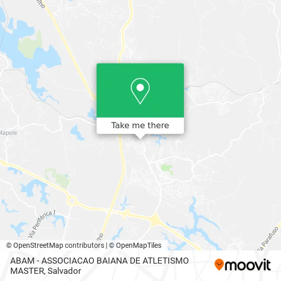 ABAM - ASSOCIACAO BAIANA DE ATLETISMO MASTER map