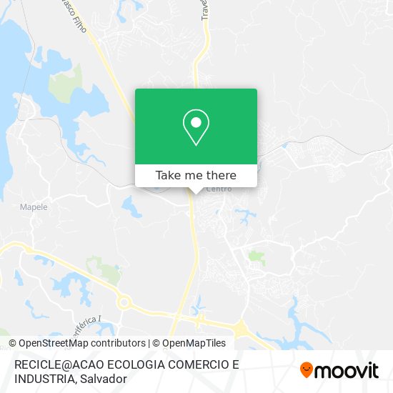 RECICLE@ACAO ECOLOGIA COMERCIO E INDUSTRIA map