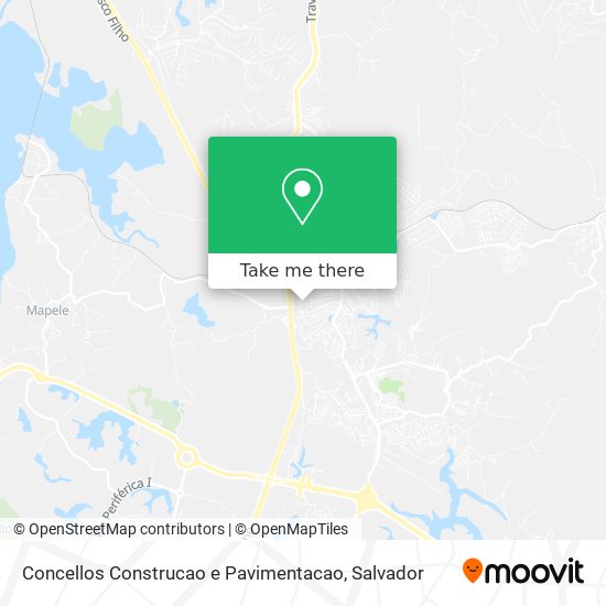 Concellos Construcao e Pavimentacao map