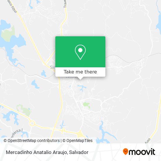 Mercadinho Anatalio Araujo map