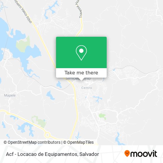 Acf - Locacao de Equipamentos map