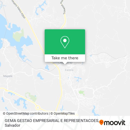 GEMA GESTAO EMPRESARIAL E REPRESENTACOES map
