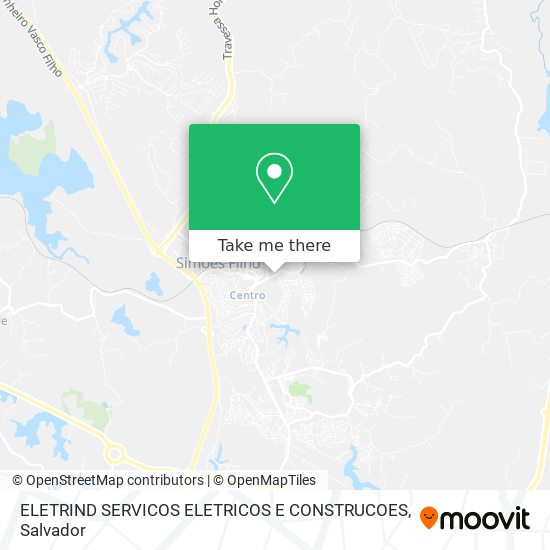 Mapa ELETRIND SERVICOS ELETRICOS E CONSTRUCOES