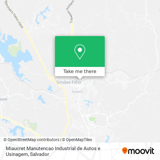 Mapa Miaucret Manutencao Industrial de Autos e Usinagem