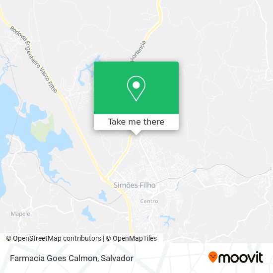 Farmacia Goes Calmon map