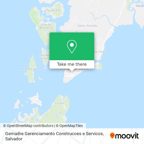Gemadre Gerenciamento Construcoes e Servicos map