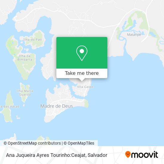 Ana Juqueira Ayres Tourinho:Ceajat map