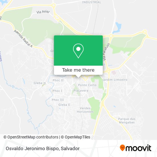 Osvaldo Jeronimo Bispo map