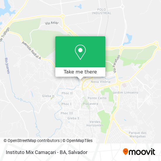 Instituto Mix Camaçari - BA map