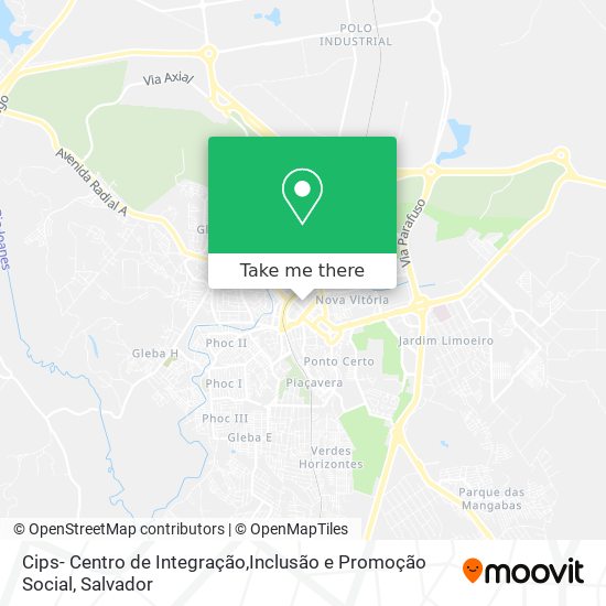 Cips- Centro de Integração,Inclusão e Promoção Social map