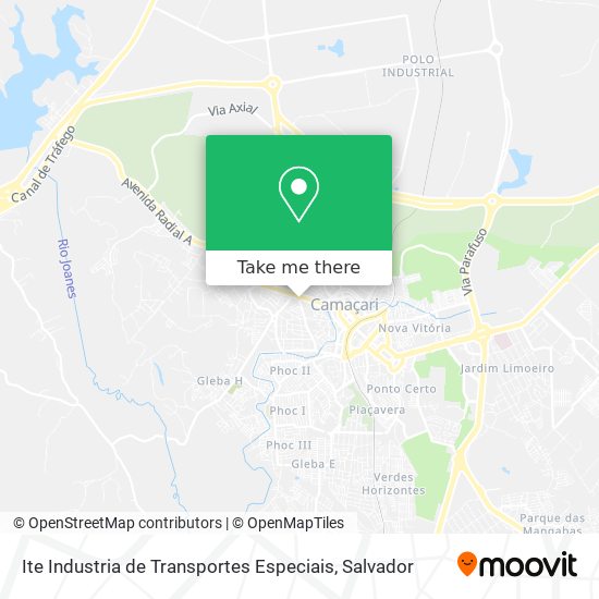 Ite Industria de Transportes Especiais map