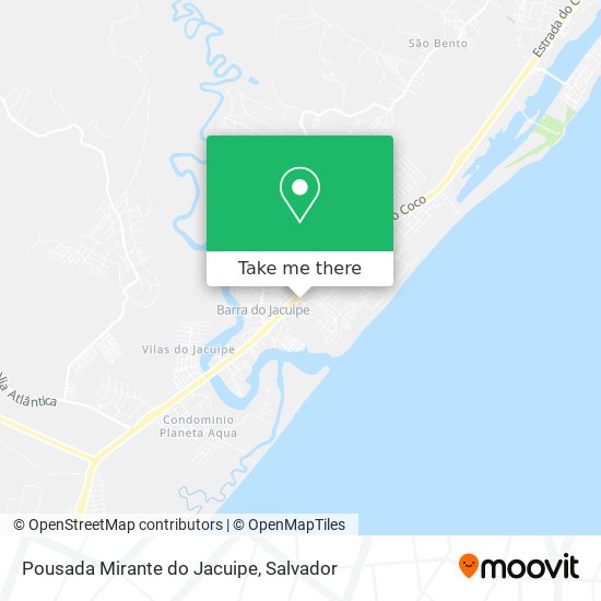 Pousada Mirante do Jacuipe map