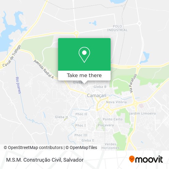 M.S.M. Construção Civil map