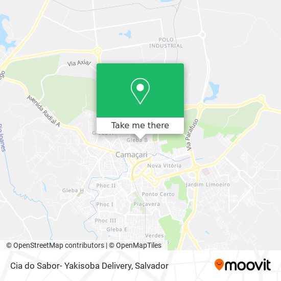 Mapa Cia do Sabor- Yakisoba Delivery