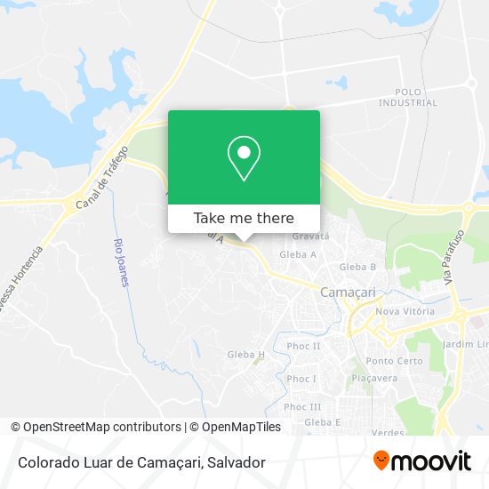 Colorado Luar de Camaçari map