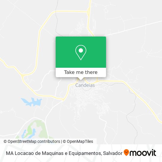 MA Locacao de Maquinas e Equipamentos map