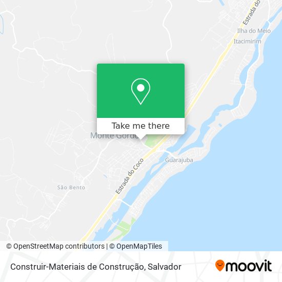 Construir-Materiais de Construção map