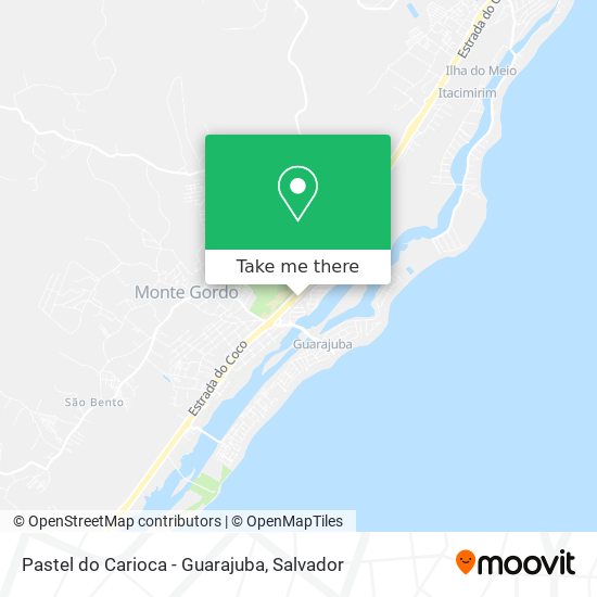 Pastel do Carioca - Guarajuba map