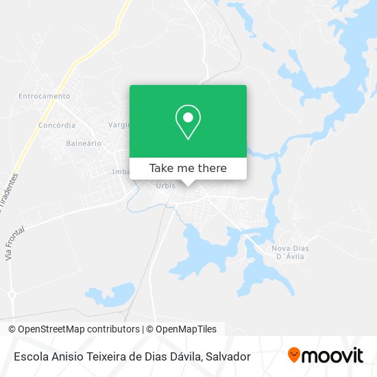 Escola Anisio Teixeira de Dias Dávila map