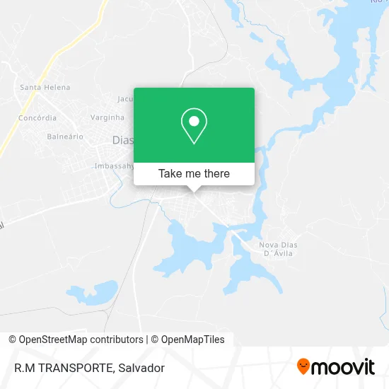 R.M TRANSPORTE map