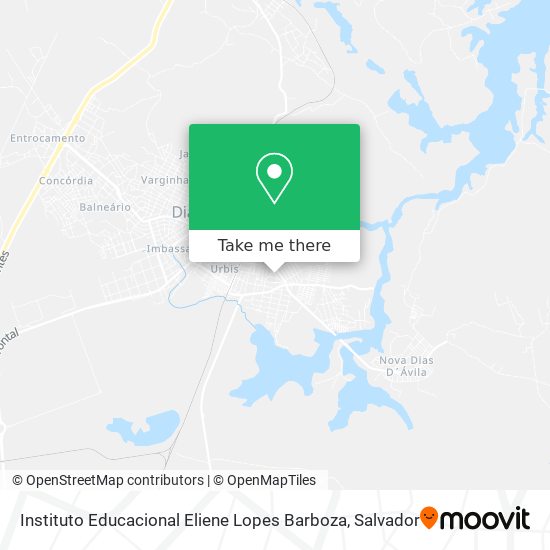 Mapa Instituto Educacional Eliene Lopes Barboza
