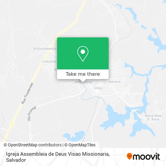 Igreja Assembleia de Deus Visao Missionaria map