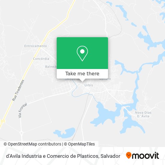 d'Avila Industria e Comercio de Plasticos map