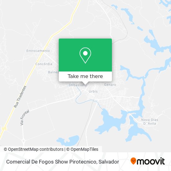 Comercial De Fogos Show Pirotecnico map