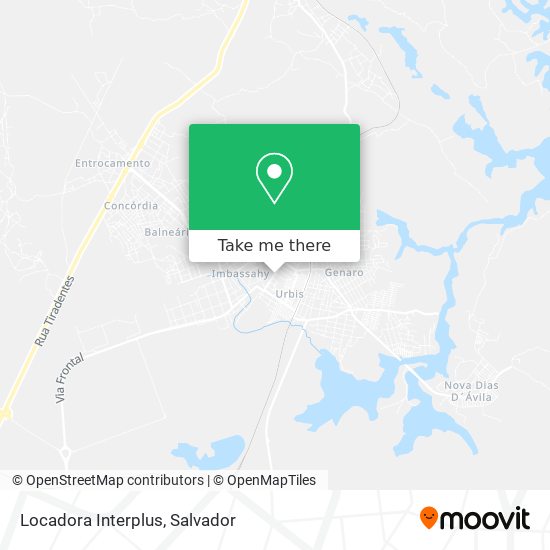 Locadora Interplus map