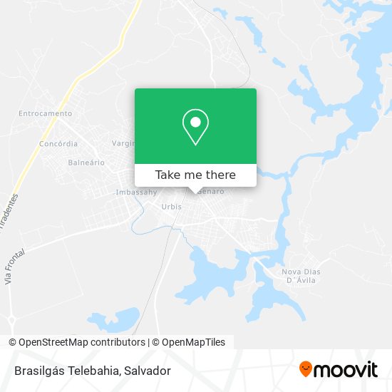 Brasilgás Telebahia map