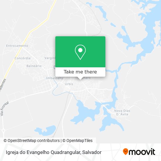 Igreja do Evangelho Quadrangular map