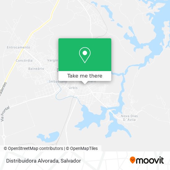 Distribuidora Alvorada map