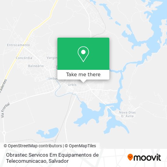 Obrastec Servicos Em Equipamentos de Telecomunicacao map