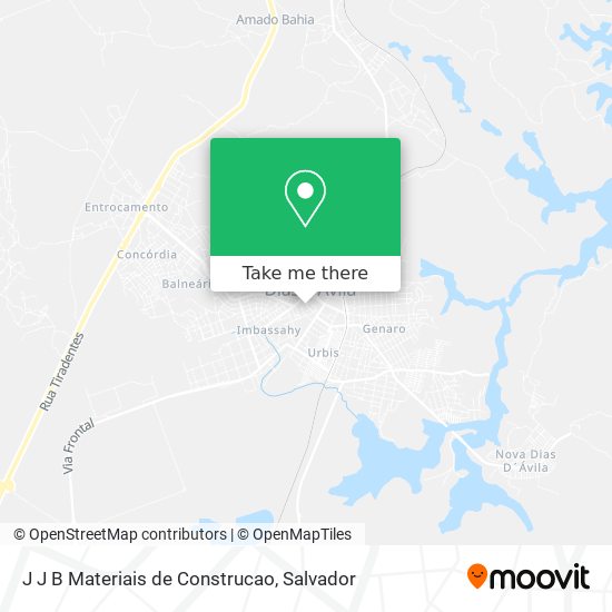 J J B Materiais de Construcao map