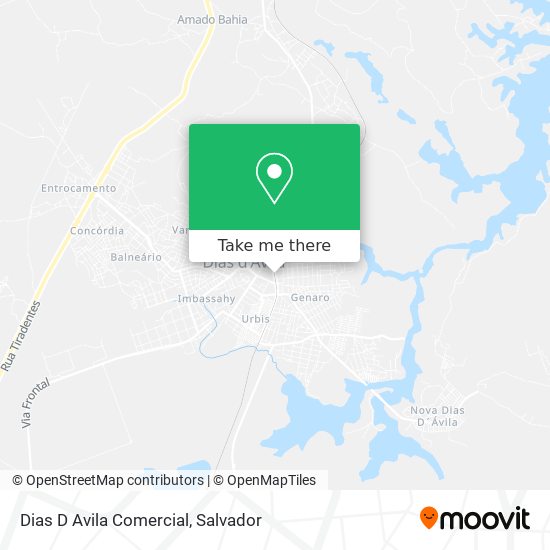 Dias D Avila Comercial map