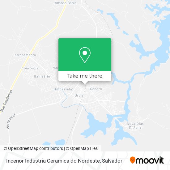 Incenor Industria Ceramica do Nordeste map