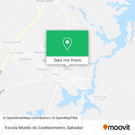 Escola Mundo do Conhecimento map