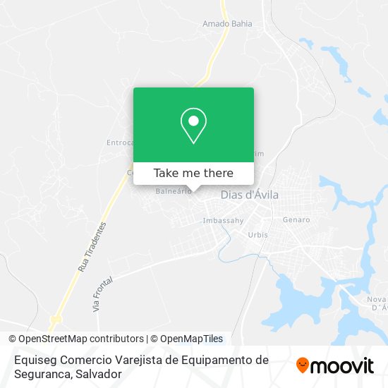 Equiseg Comercio Varejista de Equipamento de Seguranca map