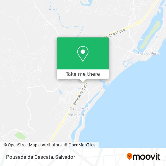 Pousada da Cascata map