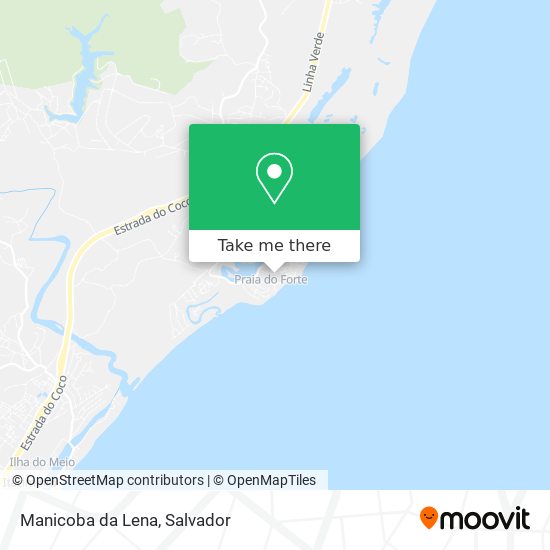 Manicoba da Lena map